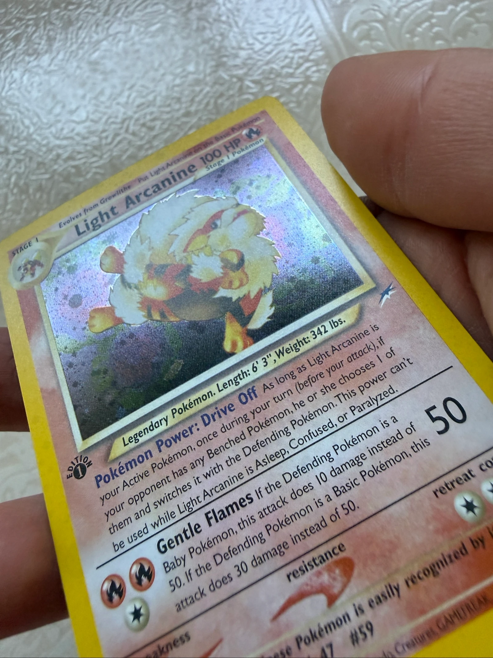 Kaart Pokemon licht arcanine neo bestemming – photo 3